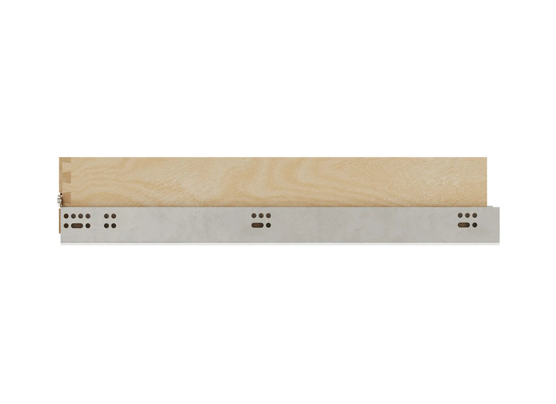 Rev-A-Shelf Natural Maple Tiered Cutlery Drawer w/BLUMOTION Soft-Close Slides for Frameless 18" Base - 4WTCD-419HFLSC-1 - FREE DOMESTIC SHIPPING