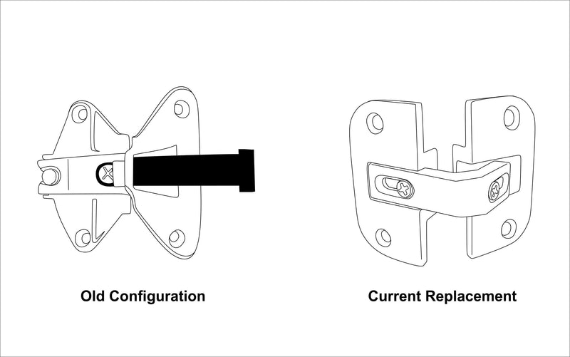 Grass 975 (13127-09) Pie Cut Corner Hinge (Mepla SSP 17, 19, & 21 Replacement)