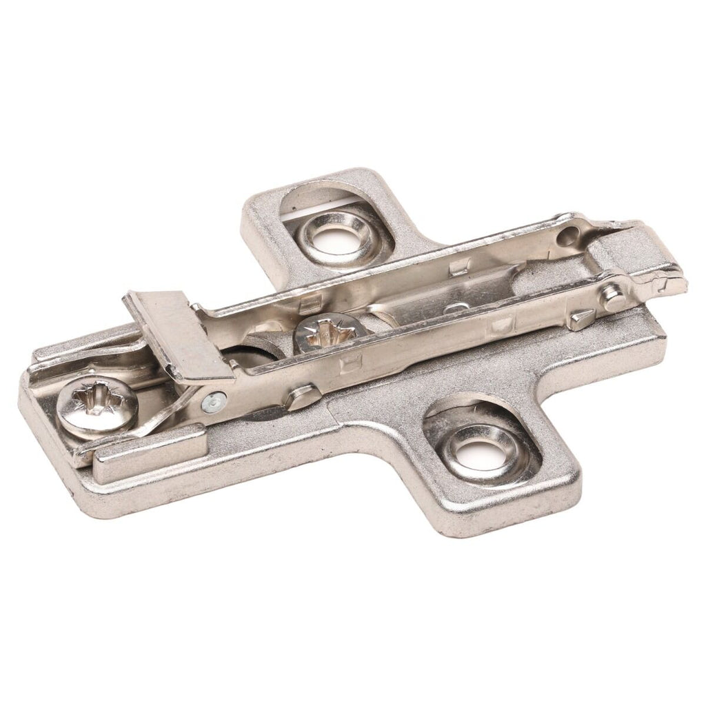 Salice 0mm Die-cast Hinge Mounting Plate, 2 Cam, Screw-on - BAR3R09