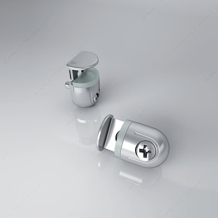 Peki Glass Shelf Pin - Adjustable 4 mm to 10 mm - 5mm drill diameter - Bag of 4 - BP3020180