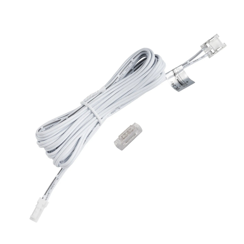 Tresco FlexTape Power Connector, 24VDC, Starter Cord, 79 Inch, includes 2-wire splicer - L-FLTPE-24SLD-79-DFE-1