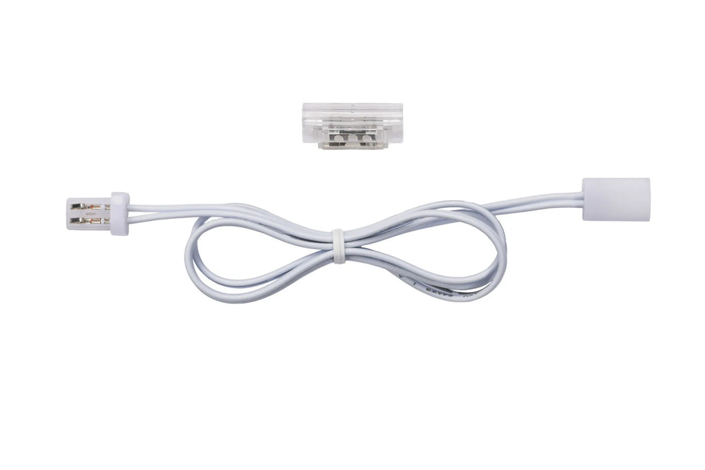 Tresco FineLine 3.0 Link Cord, 24" Length, 24VDC, White - L-FNL-LNK-24-1