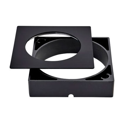 Tresco Lighting OptiPockit Square Trim Kit Black L-OPAC-TKS-BL-1