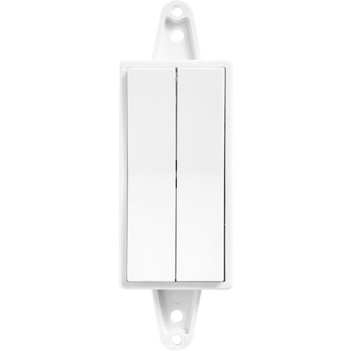 Tresco FREEDiM Series Deco Wall Dimmer - Two Zone - White - L-WLD-2WAL-WH-1