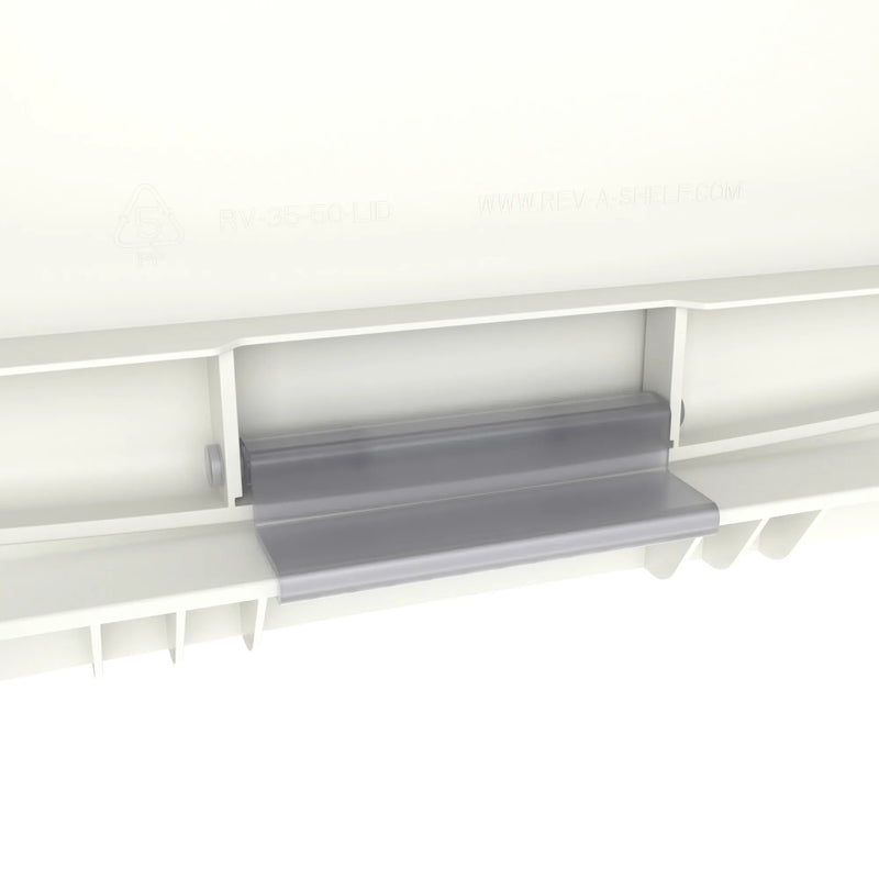 Rev-A-Shelf White Polymer Lid for Rev-A-Shelf® 35 and 50 qt. Waste Containers - RV-3550-LID-11-1