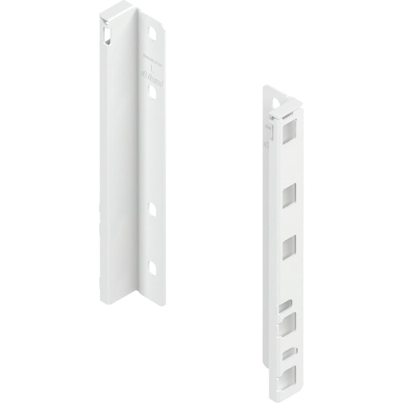 Blum MERIVOBOX ZB4E000S E Height Rear Fixing Bracket Set Silk White Matte (SW-M)