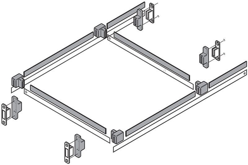 Blum ZRM.5500 METAFILE Dust Gray Set