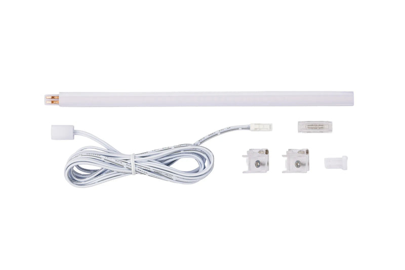 Tresco FineLine 3.0 LED Linear Light, 24VDC 8" (203 mm) 2W, Tunable 3000K to 5000K White, Nickel - L-FNL-24VCCT-8-1