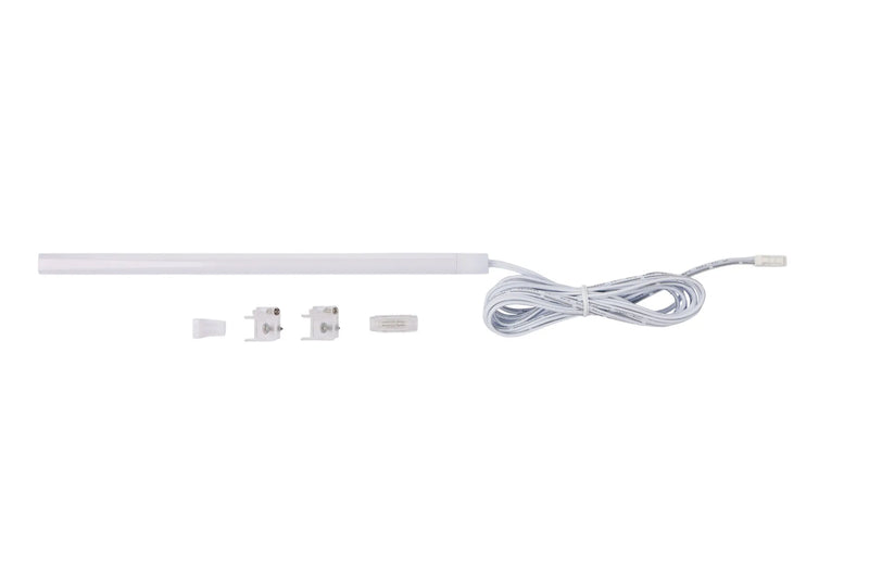 Tresco FineLine 3.0 LED Linear Light, 24VDC 8" (203 mm) 2W, Tunable 3000K to 5000K White, Nickel - L-FNL-24VCCT-8-1