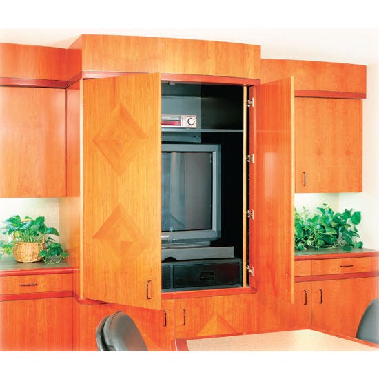 Accuride 1332 Series Light Duty Anti-Rack Slide with Hinges for Tall Pocket Doors - Pair - 12" - CB1332-12D