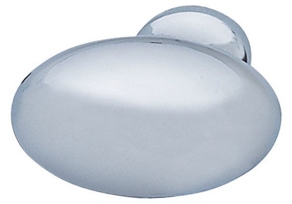 Hafele Knob, Zinc, Polished Chrome, M4, 30 x 30mm (1-1/4") - 137.45.201