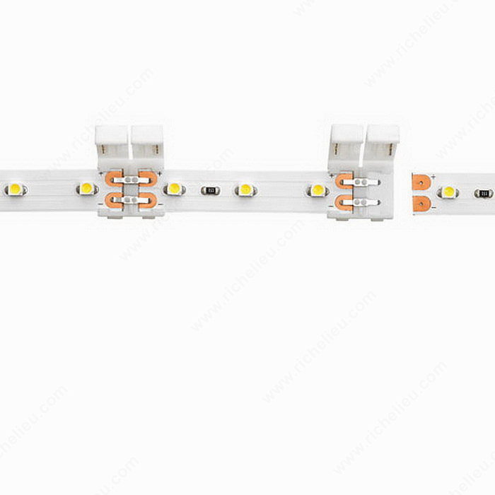 Tresco 12VDC Back-to-Back Connector for Single Color FlexTape® - L-TPELNK-BTB-1