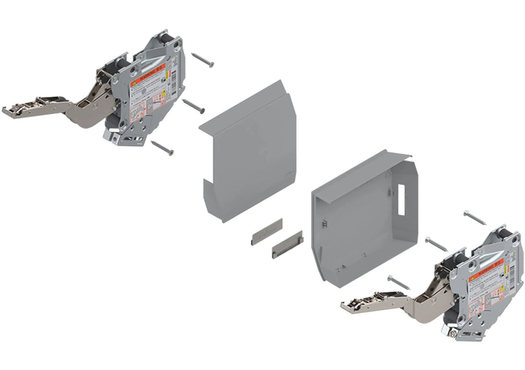 Blum AVENTOS HK-S for TIP-ON - Lift Mechanism Set - Power Factor 19-39 - Light Gray (HGIG) - 20K2B00TN6-HGIG