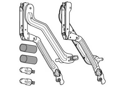 SERVO-DRIVE for AVENTOS HL - Arm Assembly set - 21L3500.01