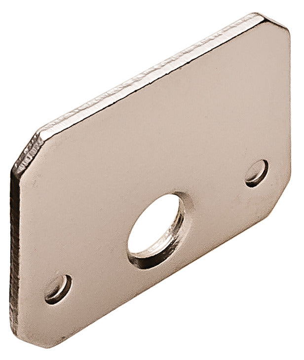 Hafele 246.36.680 Strike Plate for Magnetic Catch, Matt Nickel