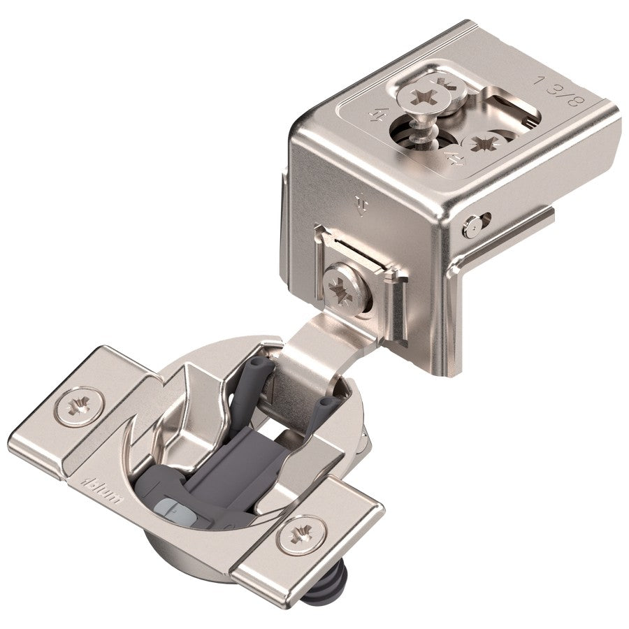 Blum COMPACT CLIP 31C3 110° 1-3/8" Overlay Soft Close Press-in Face Frame Hinge - 31C358BS22