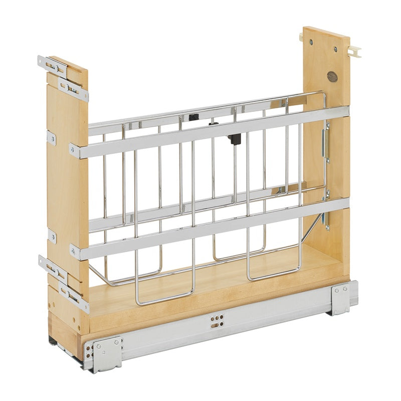 Rev-A-Shelf 447 Series Soft-Close Base Cabinet Pullout Tray Divider/Foil Wrap Holder - 6" - 447-BCSC-5C