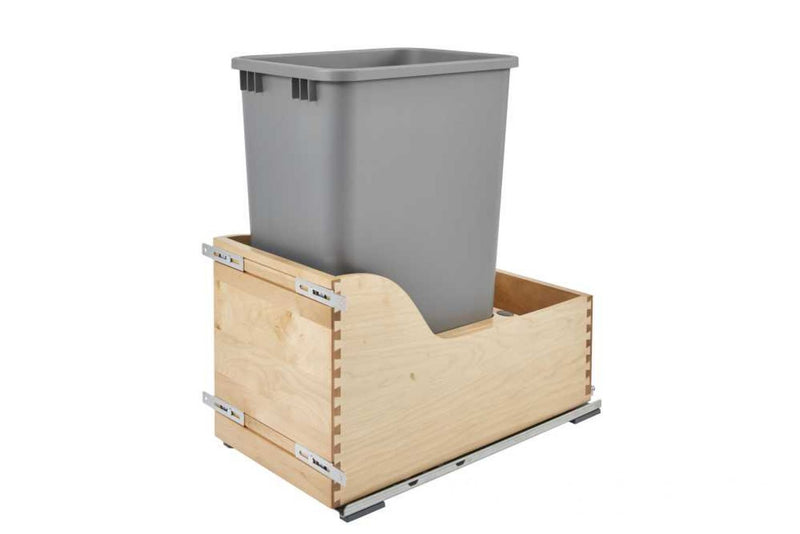 Rev-A-Shelf 4WCSC Series Single 50 Qt Trash Pullout - 12" - 4WCSC-1550DM-1