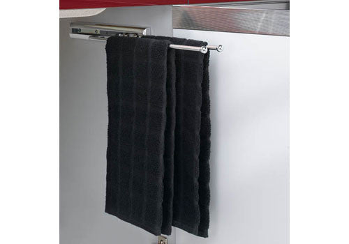 Rev-A-Shelf 563 Series 2-Prong Pullout Towel Bar - Chrome - 563-51-C