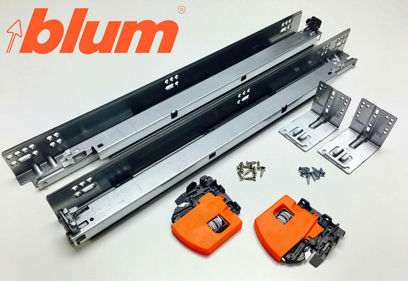 Blum TANDEM plus BLUMOTION 563H Soft Close Full Extension Drawer Slide Kit with T51.1901 Locking Devices - 21" - 563H5330B - FREE DOMESTIC SHIPPING