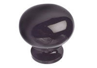 Knob - 1-1/4" Diameter - Black - 592390