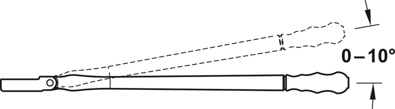 Hafele 637.76.360 Adjusting Tool for Häfele AXILO® 78 plinth system