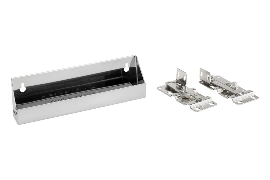 Rev-A-Shelf 6541 Series 10" Stainless Steel Slim Sink (Tip-Out) Tray Set - 6541-10-52