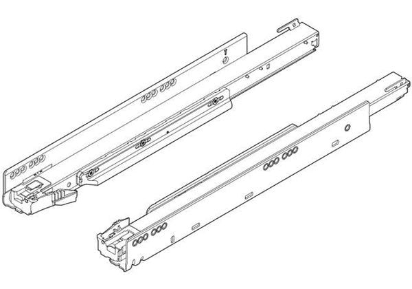 Blum LEGRABOX Cabinet Profile Set - 16" - 88 lb - 750.4001B