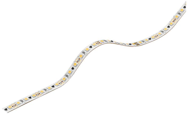 Hafele 833.74.372 Flexible Strip Light, Loox5 LED 2077, 12 V, monochrome constant current, (5/16") 8 mm 120 LEDs/m, 9.6 W/m, Warm white 2700 K, (196 7/8") 5 m available length