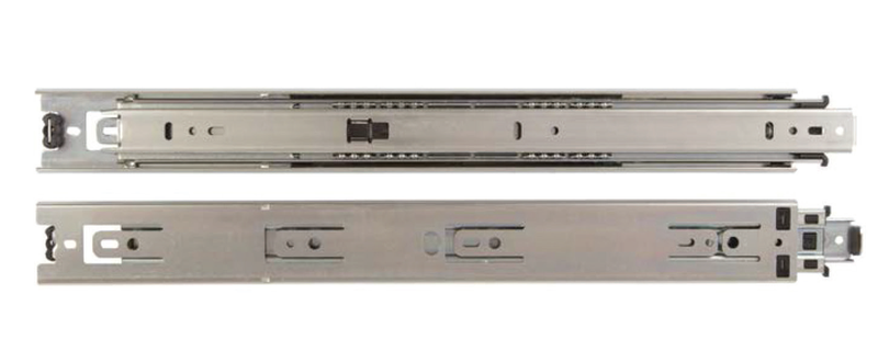 Knape & Vogt KV 8400 Full Extension Side Mount Drawer Slide - 16" - Zinc - 8400B 16