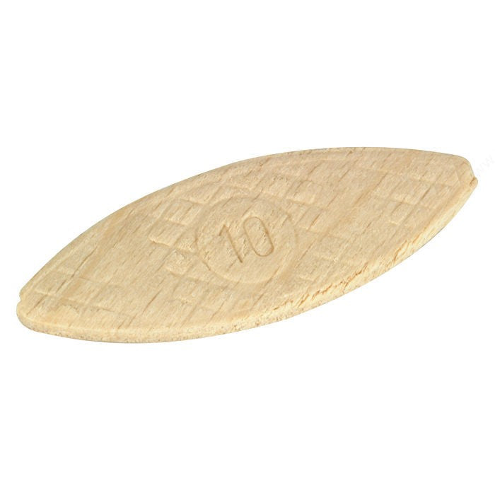 Beech Wood Biscuit, #10, 19mm x 53mm, Bag of 100 - 90010-100