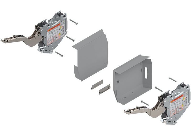 Blum AVENTOS HK-S - Lift Mechanism Set - Power Factor 40 - 85 - Light Gray (HGIG) - 20K2C00.N6-HGIG