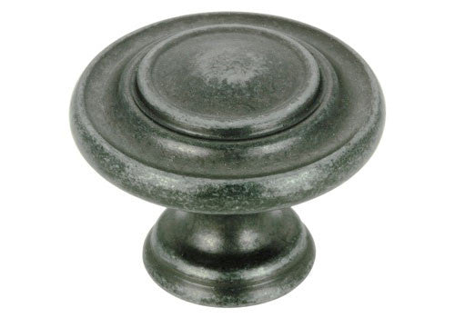 Knob - 1-11/32" Diameter - Antique Iron - BP10734908