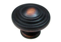 Knob - 1-11/32" Diameter - Brushed Oil Rubbed Bronze - BP10734BORB