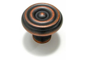 Knob - 1-1/4" Diameter - Brushed Oil Rubbed Bronze - BP1430BORB