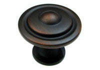 Knob - 1-1/4" Diameter - Brushed Oil Rubbed Bronze - BP2920BORB