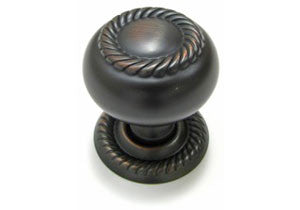 Knob - 1-1/4" Diameter - Brushed Oil Rubbed Bronze - BP86060BORB