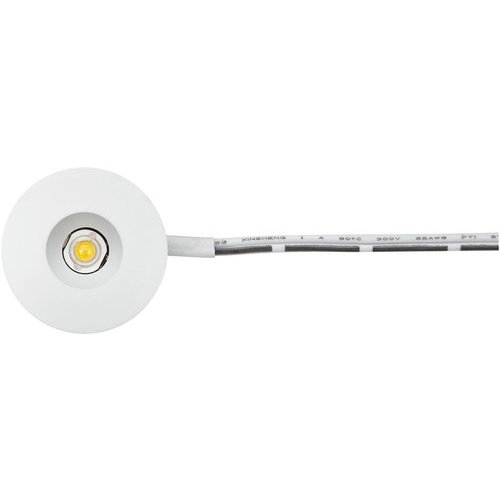 Tresco 1W Pockit Point LED Puck Light - 3000K Warm White - White - L-LED-1EB-WWH-1