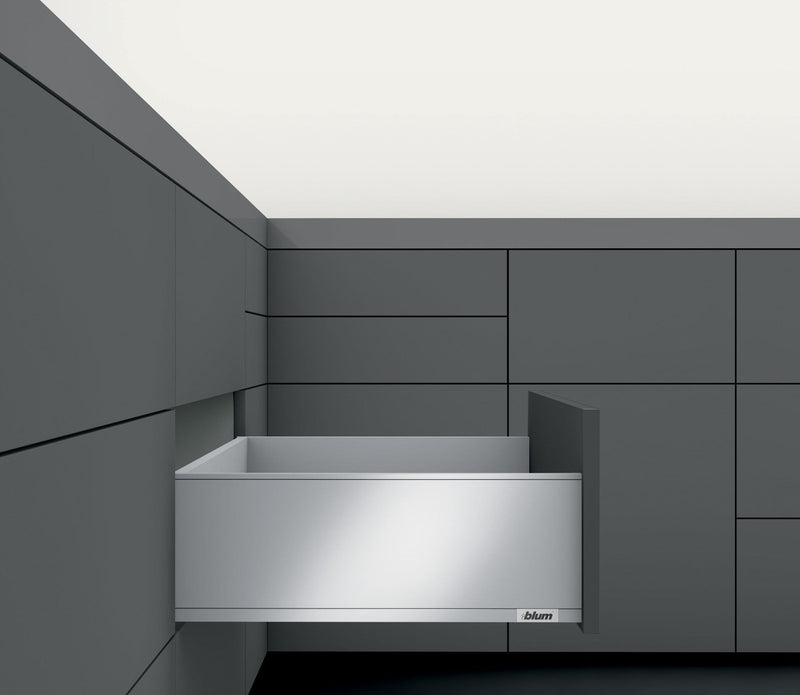 Blum LEGRABOX C Height (7") V1 Packaging Set - 20" (500mm) - 170lb - Orion Gray (OG-M) - 773C50S0S