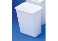 RV Series 35 Quart Polymer Waste Container - White - RV-35-52