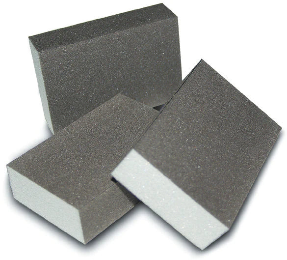 Klingspor Sanding Sponge, Aluminum Oxide, 4" x 2.75" x 1", 220 Grit - 10 Pack - SS220-10
