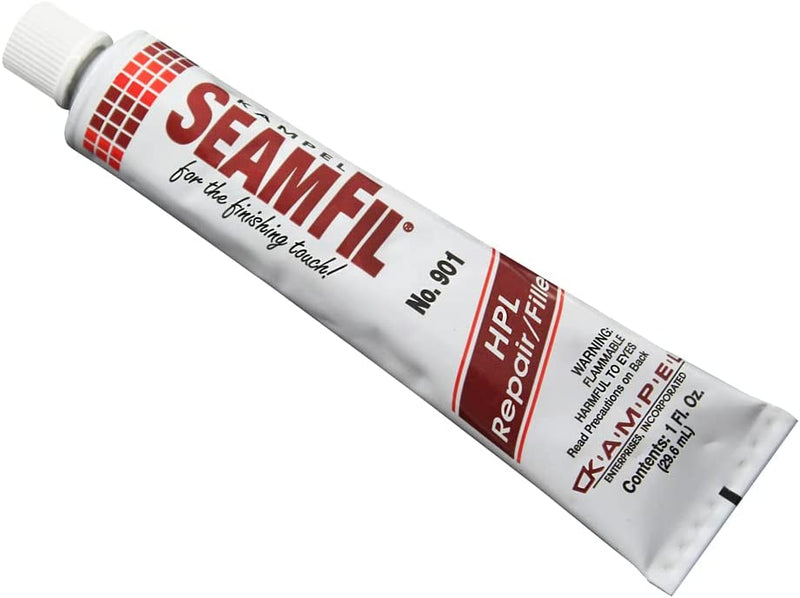 Kampel SeamFil HPL Laminate Repair/Filler, White (901), 1oz tube