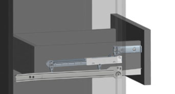 Titusoft MKII Soft Closing System for Face Frame Cabinets with Wooden Drawers - 973.0M99.380.K2