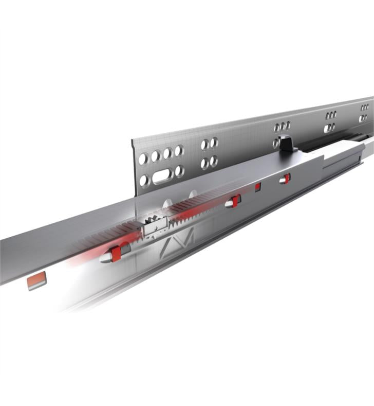 Hardware Resources DURA-CLOSE® Synchronized Heavy Duty Soft-close 100 lb Full Extension Undermount Slide - 15" - USE58-500-15