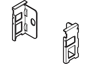 Blum LEGRABOX Rear Fixing Bracket Set - N Height - ZB7N000S