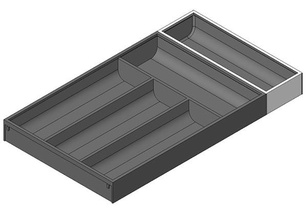 Blum AMBIA-LINE Flatware Insert - 22" - ZC7S550BS3