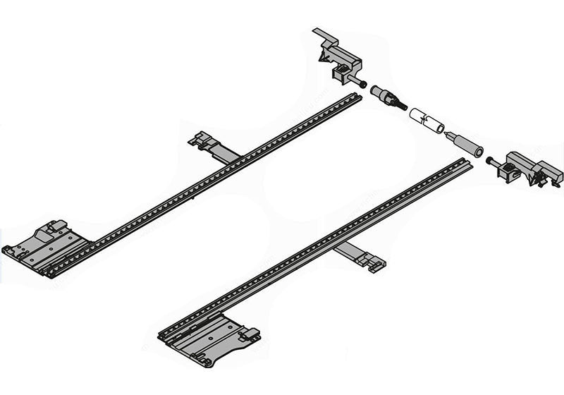 Blum MOVENTO Lateral Stabilizer Set for 763./769. - ZS7M686MU