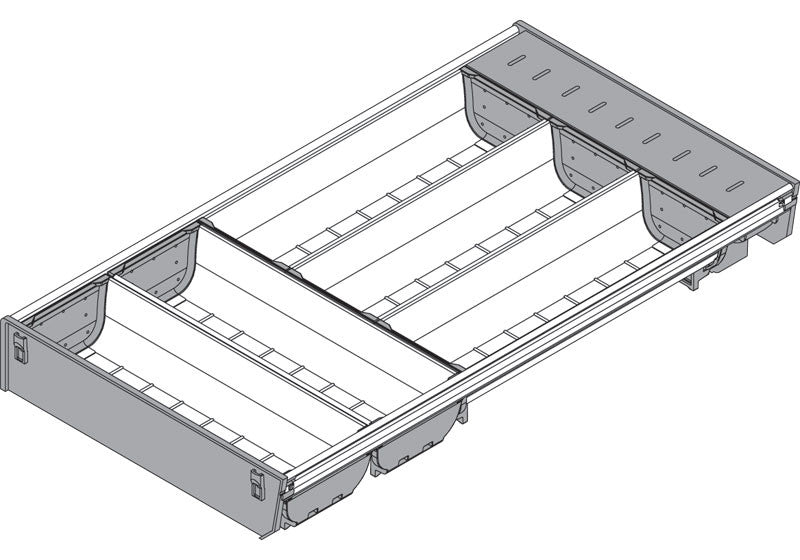 Blum ORGA-LINE Flatware Tray Set - 20" - ZSI.500BI3A
