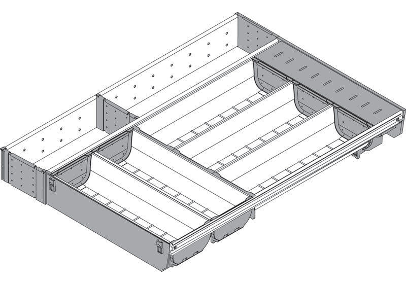 Blum ORGA-LINE Flatware Tray Set - 20" - ZSI.500KI4A