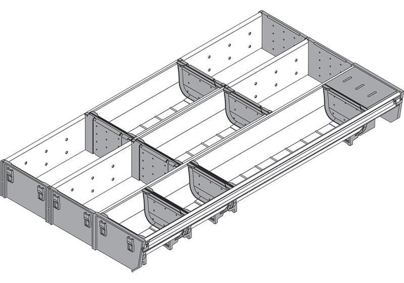 Blum ORGA-LINE Odds and Ends Tray Set - 20" - ZSI.500MI3